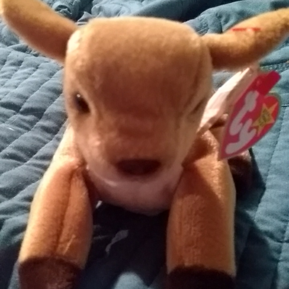 RARE,Whisper, the fawn beanie baby